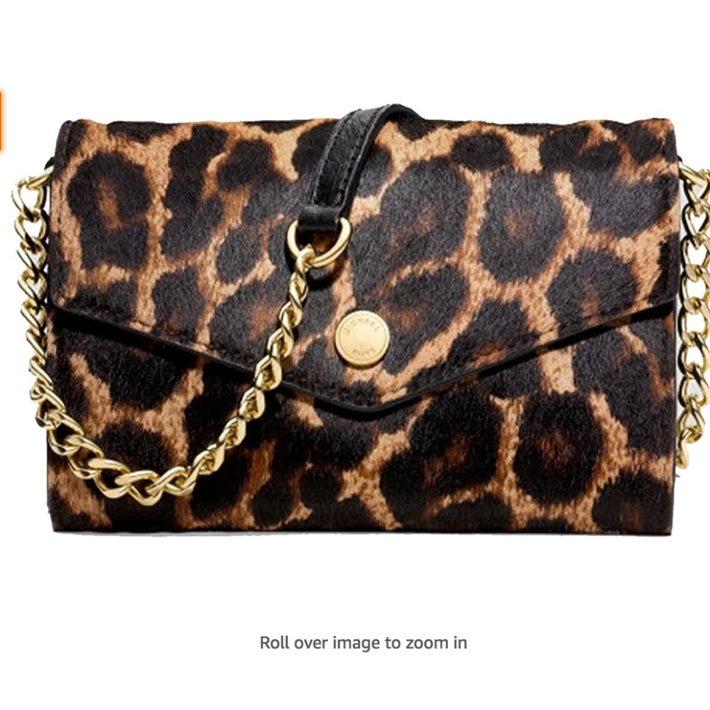 Michael Kors Calfhair Cheetah Crossbody purse